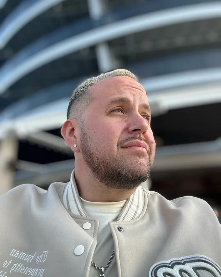Daylight portrait of DJ Sojo in Belgium