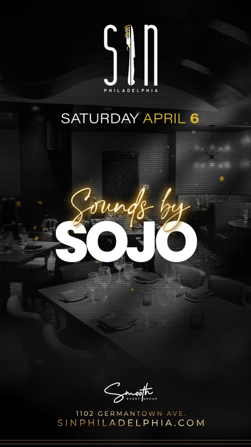 DJ Sojo event flyer from the original archive, number 1