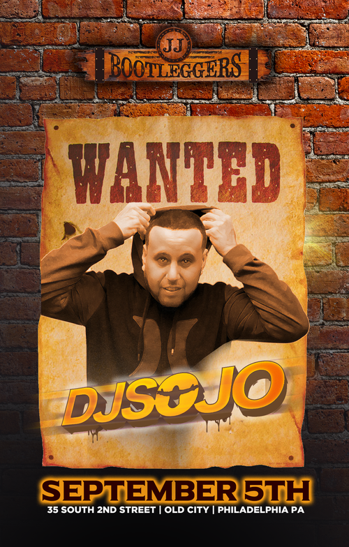 DJ Sojo event flyer from the original archive, number 10
