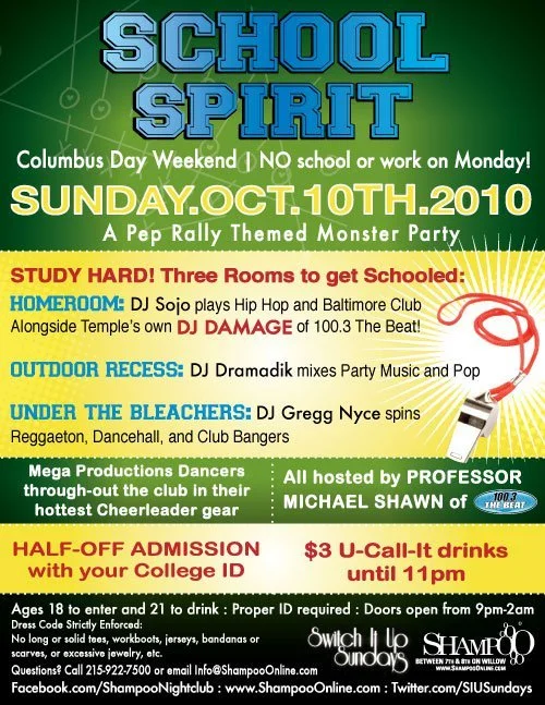 DJ Sojo event flyer from the original archive, number 12
