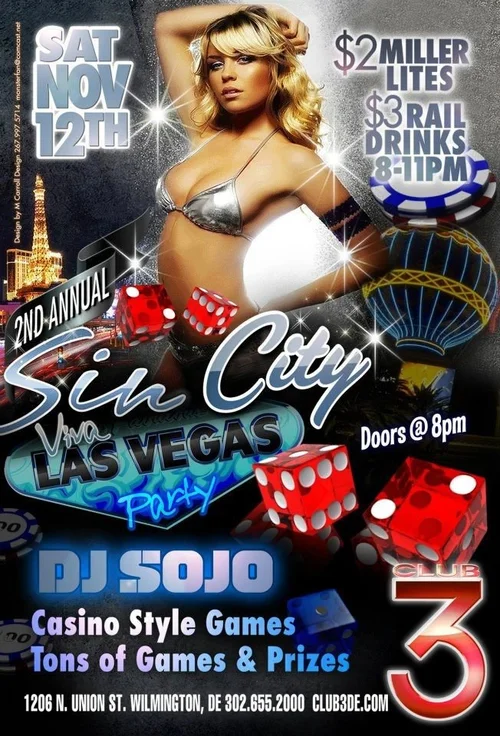 DJ Sojo event flyer from the original archive, number 28