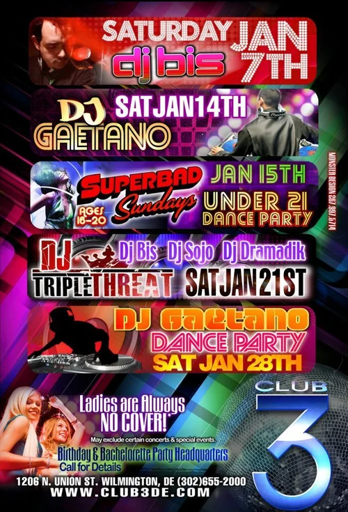 DJ Sojo event flyer from the original archive, number 29