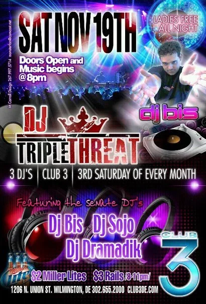DJ Sojo event flyer from the original archive, number 32