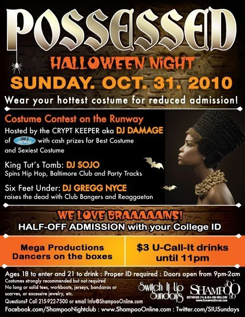 DJ Sojo event flyer from the original archive, number 34