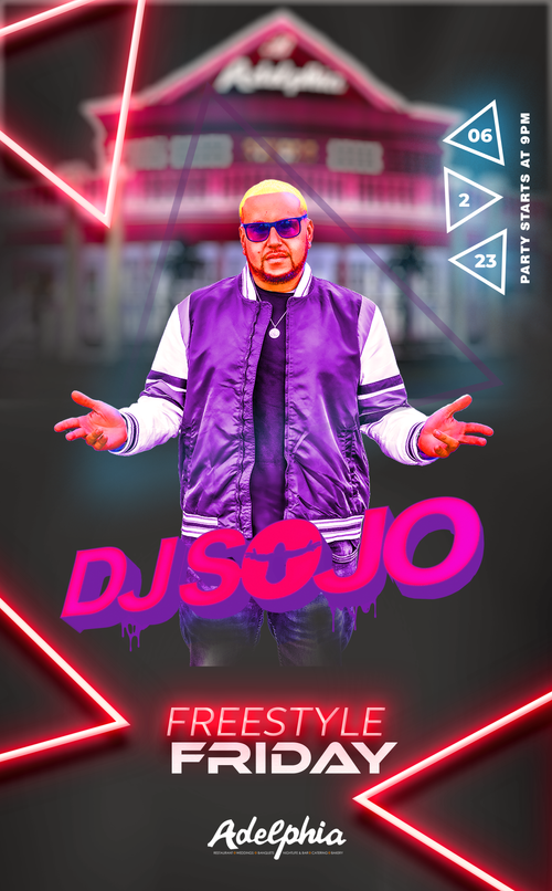 DJ Sojo event flyer from the original archive, number 37