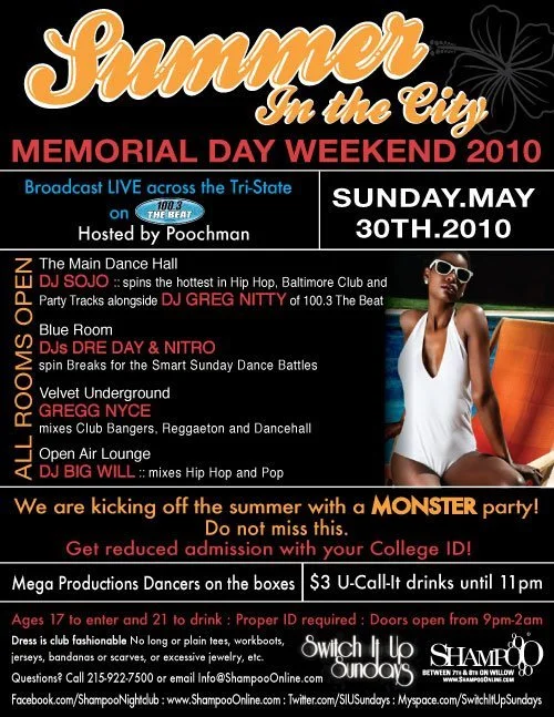 DJ Sojo event flyer from the original archive, number 42
