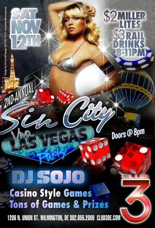 DJ Sojo event flyer from the original archive, number 63