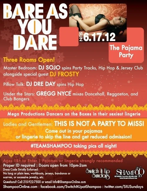 DJ Sojo event flyer from the original archive, number 74
