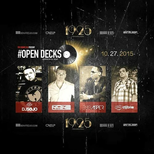 DJ Sojo event flyer from the original archive, number 123