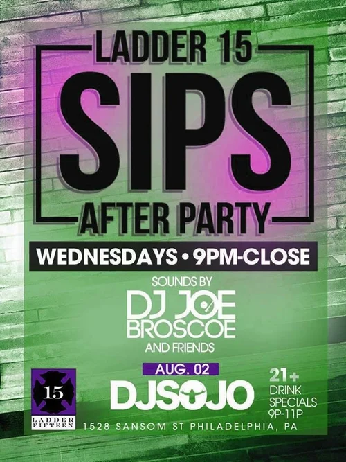 DJ Sojo event flyer from the original archive, number 127