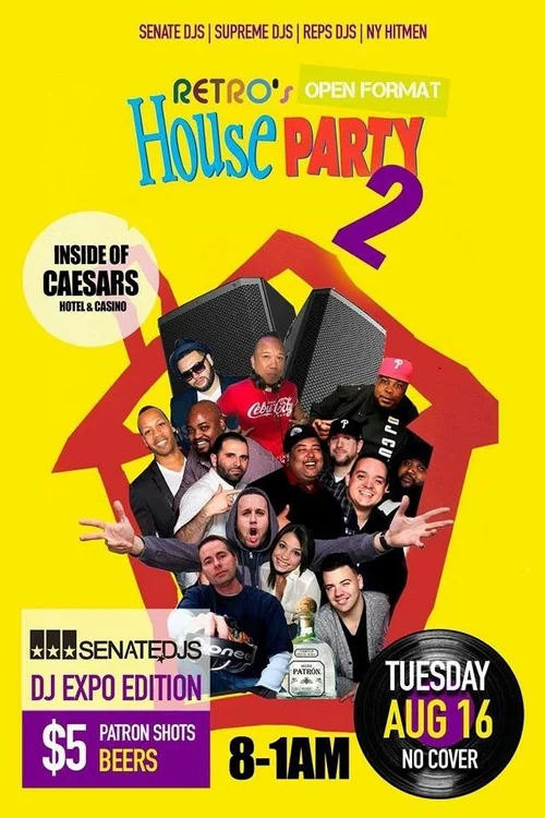 DJ Sojo event flyer from the original archive, number 129