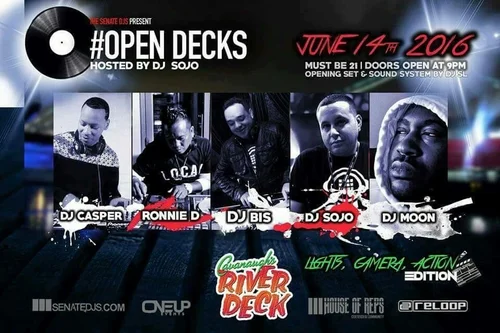 DJ Sojo event flyer from the original archive, number 130