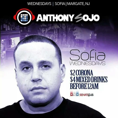 DJ Sojo event flyer from the original archive, number 132