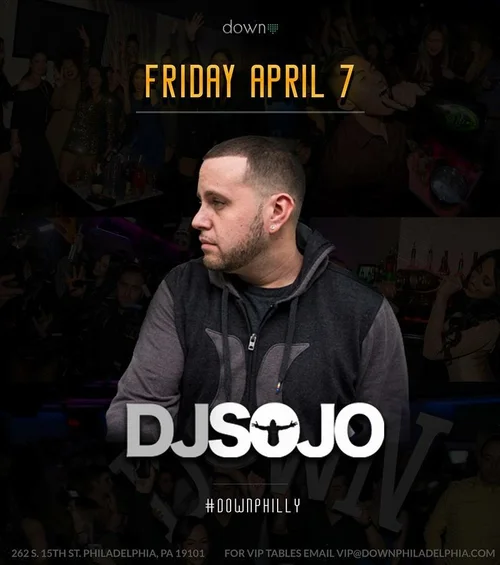 DJ Sojo event flyer from the original archive, number 141