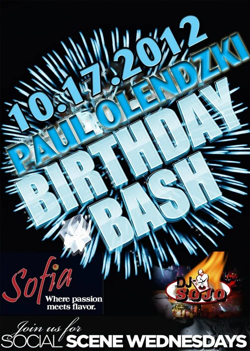 DJ Sojo event flyer from the original archive, number 154